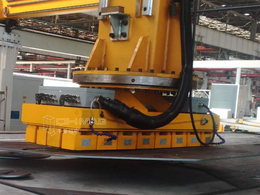 鋼板切割還能用電永磁吊具？