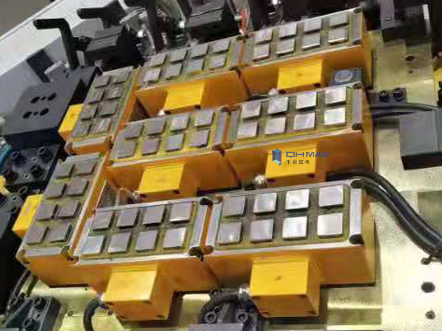  電永磁吸盤工裝夾具用于小型挖掘機(jī)油箱的焊接